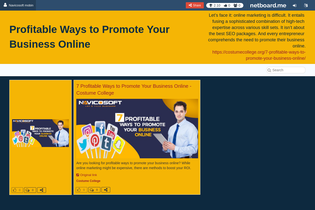 Interactive Learning Pages | netboard.me