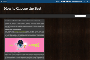 Interactive Learning Pages | netboard.me