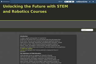 Interactive Learning Pages | netboard.me